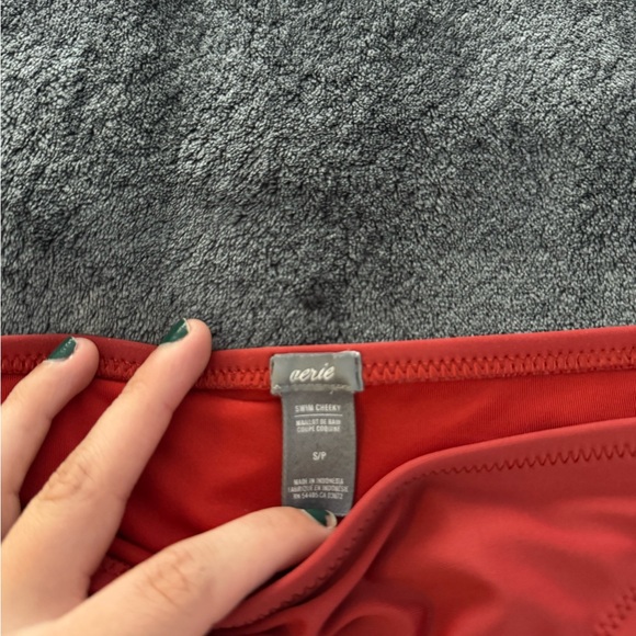 Red Bikini Bottom - Picture 3 of 4